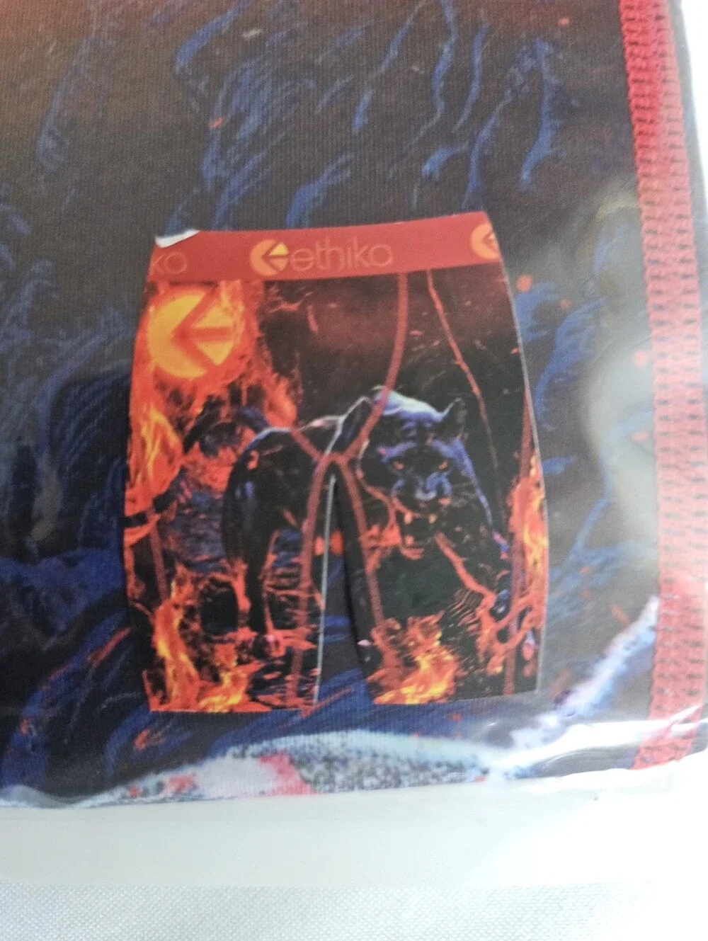 Ethika The Staple Boxer Briefs - Fire & Panther Graphic - Size 2XL (NWT)